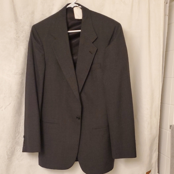 Perry Ellis Charcoal Blazer Suit Coat - Picture 1 of 9